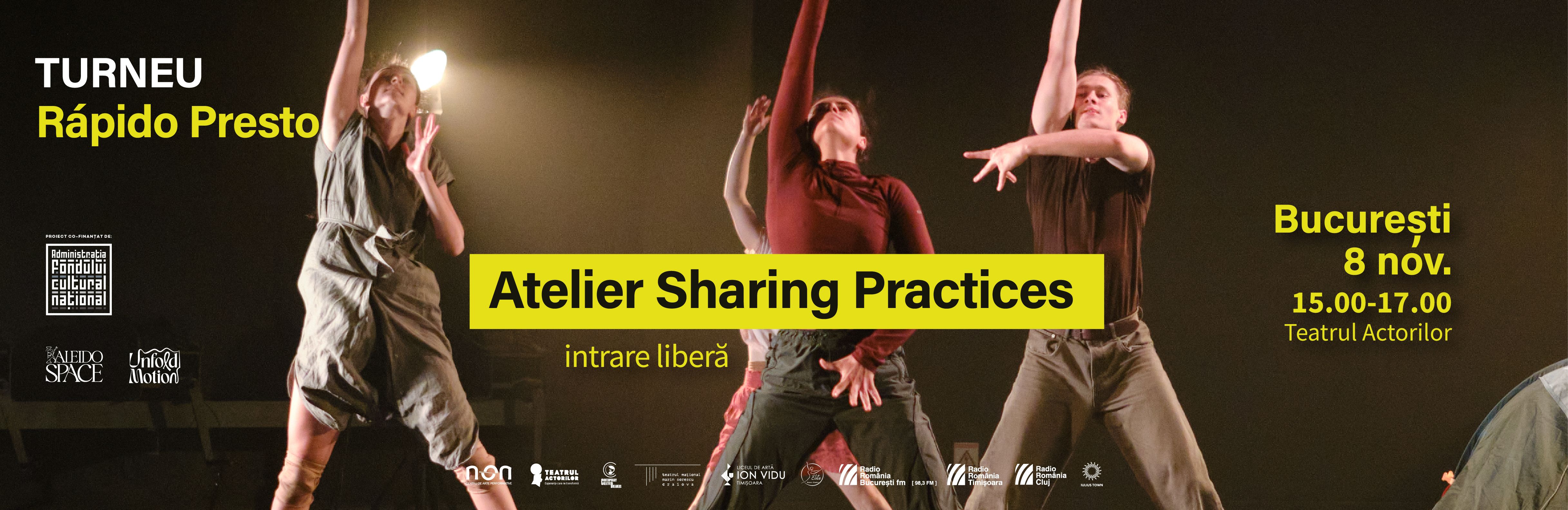 Imagine de prezentare pentru Atelier de dans Sharing Practices
